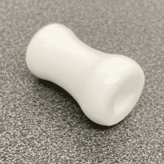 White Plastic Acorn/Pull
